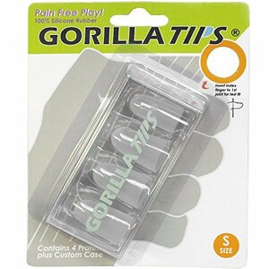 Gorilla Tips Small Clear ゴリラチップス 指先が痛くない クリアカラー Sサイズ(中古品)　(shin