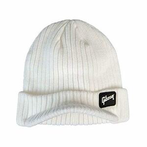 GIBSON ギブソン Radar Knit Beanie White/ニット帽 [フリーサイズ] G-BEANIE4(中古品)　(shin