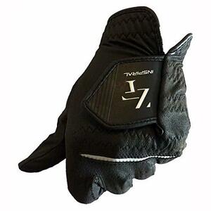  Zero Fit in spiral Golf glove left hand for ( right profit .) black ze( unused goods ) (shin