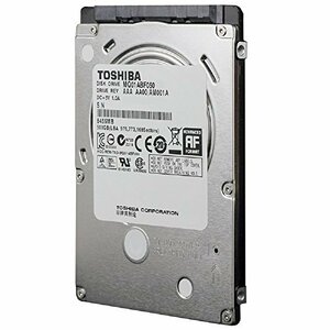 東芝 2.5型HDD 5400rpm 7mm Hシリーズ ( SATA 6Gb/s / 500GB / 5400rpm / 8MB / 7mm ) MQ01ABF050(中古 未使用品)　(shin