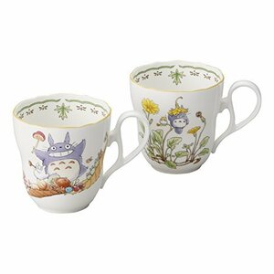 Noritake ノリタケ マグカップ ( ペアセット ) 375cc となりのトトロ 電子レンジ対応 2個 ボーンチ