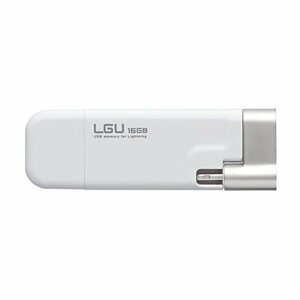 ロジテック ライトニング USBメモリ 16GB LMF-LGU216GWH(中古 未使用品)　(shin