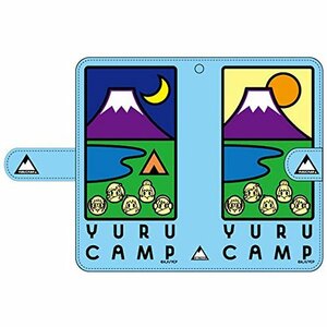 ゆるキャン△ ミニマルアイコンシリーズスマホケース ブルー(中古 未使用品)　(shin