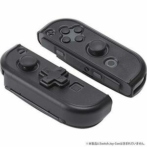 CYBER ・ 十字ボタン付きミニグリップ ( SWITCH Joy-Con 用) ブラック - Switch(中古 未使用品)　(shin