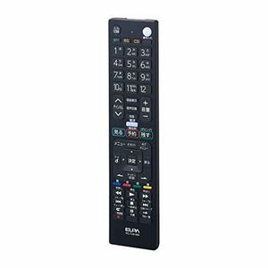 エルパ (ELPA) テレビリモコン 三菱用 (RC-TV019MI) テレビ リモコン 汎用/設定不要 ブラック(中古 未使用品)　(shin