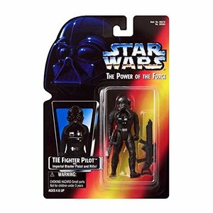 Star Wars Power of the Force Tie Fighter Pilot Action Figure with Imperial Issue Blaster Pistol(中古品)　(shin