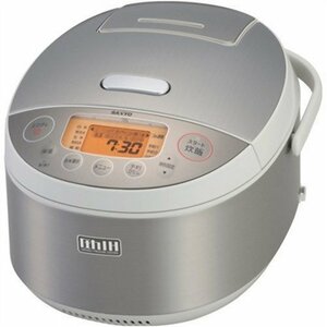 SANYO おどり炊き 圧力IHジャー炊飯器 ECJ-LG10(S)(中古品)　(shin