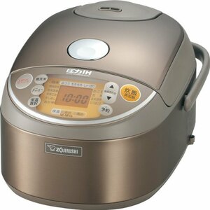 ZOJIRUSHI 真空内釜圧力IH炊飯ジャー 極め炊き 5.5合 NP-NF10-XA ステンレス(中古品)　(shin