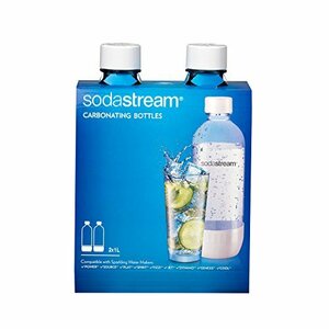 Sodastream 1l Carbonating Bottles- White (Twin Pack) by SodaStream(中古品)　(shin