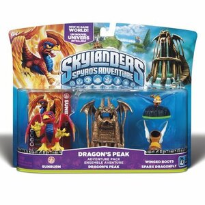 スカイランダーズ スパイロの大冒険 ドラゴンピーク Skylanders Spyro's Adventure Pack Dragon's Peak 「海外直送品 (中古品)　(shin