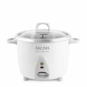Aroma Housewares Simply Stainless 14-Cup (Cooked) (7-Cup UNCOOKED) Rice Cooker, Stainless Steel Inner Pot (ARC(中古品)　(shin