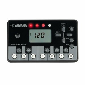 ヤマハ YAMAHA デジタルメトロノーム ピアノブラック ME-340PF(中古品)　(shin