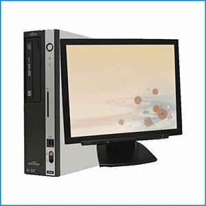 中古 デスクトップパソコン液晶セット 富士通製D5290 19型液晶 超高速Core2Duo-2.93GHz 標準2GB搭載 大容量HDD160GB搭(中古品)　(shin