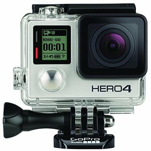 【国内正規品】 GoPro ウェアラブルカメラ HERO4 シルバーエディション アドベンチャー 2.7K30/1080p60 CHDHY-401-JP(中古品)　(shin