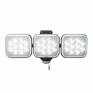 ムサシ RITEX フリーアーム式LEDセンサーライト(12W×3灯) 「コンセント式」 防雨型 LED-AC3036(中古品)　(shin