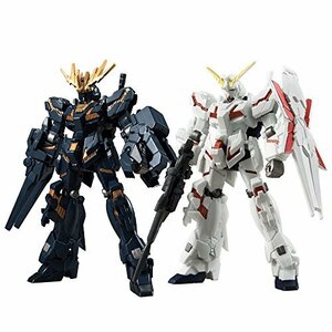 ASSAULT KINGDOM EX10 ユニコーンガンダム&バンシィ 1個入 食玩・ガム (ガンダム)(中古品)　(shin