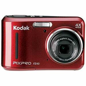 Kodak(コダック) FZ43 コンパクトデジタルカメラ PIXPRO レッド(中古品)　(shin