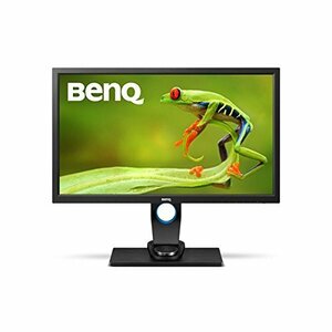 BenQ カラーマネージメントモニター ディスプレイ SW2700PT 27インチ/WQHD/IPS/DisplayPort,HDMI,DVI搭載/遮光フード (中古品)　(shin