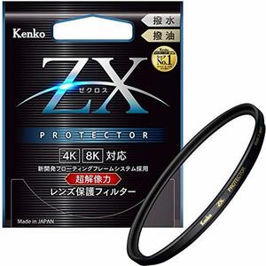 Kenko レンズフィルター ZX プロテクター 62mm レンズ保護用 撥水・撥油コーティング フローティングフレームシステム(中古品)　(shin