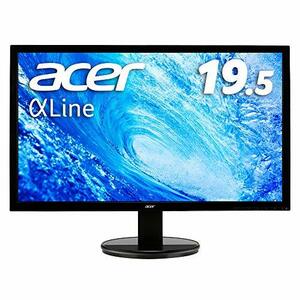 Acer 19.5型ワイド液晶ディスプレイ AlphaLine K202HQLAbmix (非光沢/1366x768/200cd/100000000:1/5ms/ブラック/ミニD(中古品)　(shin