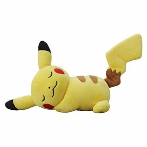 ポケモンセンターオリジナル ぬいぐるみ おねむりピカチュウ(中古品)　(shin