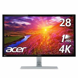 Acer 4K モニター ディスプレイ RT280Kbmjdpx 28インチ 3840x2160/TN/1ms/スピーカー内蔵/HDMI端子対応(中古品)　(shin