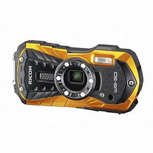 RICOH 防水デジタルカメラ RICOH WG-50 オレンジ 防水14m耐ショック1.6m耐寒-10度 RICOH WG-50 OR 04581(中古品)　(shin