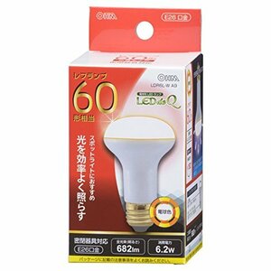 オーム電機 LED電球 レフランプ形 60形相当 E26 電球色 [品番]06-0771 LDR6L-W A9(中古品)　(shin