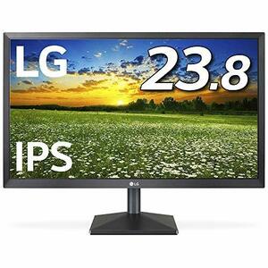 LG モニター ディスプレイ 24MK430H-B 23.8インチ/フルHD/IPS 非光沢/HDMI 端子付/ブルーライト低減機能/FreeSync・DA(中古品)　(shin