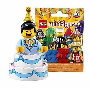 レゴ(LEGO) ミニフィギュアシリーズ 18 ケーキ男【未開封】｜ LEGO Collectable Minifigures Series 18 Birthday Cake(中古品)　(shin