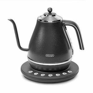 デロンギ(DeLonghi)電気ケトル アイコナ カフェ グレー 温度設定機能 / 保温機能付き 1.0L ?KBOE1230J-GY(中古品)　(shin