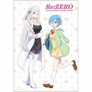 一番くじ Re:ゼロから始める異世界生活 あま～い春がきた！どれから食べる？ C賞 ポスター 単品(中古品)　(shin