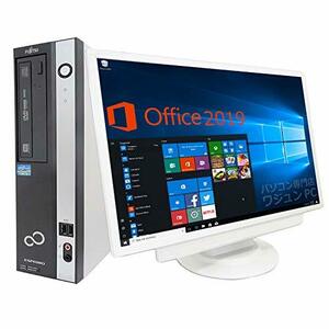 【Microsoft Office 2019搭載】【Win 10搭載】【超大画面22型液晶セット】 富士通 D582/E/第三世代Core i5-3470 3.2GH(中古品)　(shin