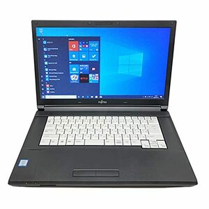 【Win 10搭載】富士通LIFEBOOK A576 ★高性能第6世代Core i5 2.4GHz／8GBメモリ／SSD 512GB／15.6インチ／DVDマルチ/(中古品)　(shin