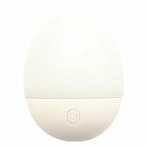 アントレックス スピーカー Bluetooth LEDカラーチェンジ エッグスピーカー スマホ ワイヤレス 卵形 ライト付き 光る (中古品)　(shin