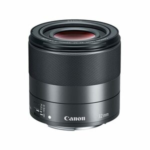 Canon キヤノン 単焦点レンズ EF-M32mm F1.4 STM ミラーレス一眼対応 ブラック 全長56.5mm EF-M3214STM(中古品)　(shin