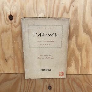 あB-18914レア◎◎[アンドレ・ジイド 1913年より1951年に至る覚え書] ロジェ・マルタン・デュ・ガール 著 福永武彦 訳