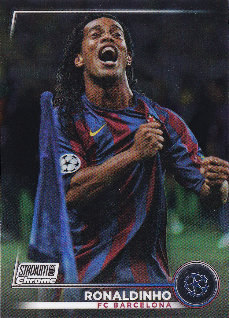 2019 Leaf Ultimate Sports Card Ronaldinho Jersey /7 TUC-28