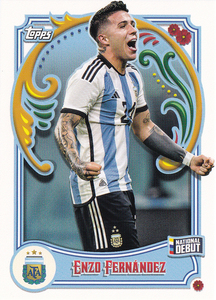 【エンソ・フェルナンデス/Enzo Fernandez】2023 Topps Argentina Fileteado Base