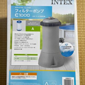 INTEX インテックス カートリッジフィルター プール 循環ポンプ 浄化ポンプ C1000 新品未使用未開封