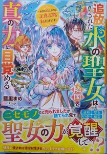 『追放された水の聖女は隣国で真の力に目覚める　～世界を救えるのは正真正銘私だけです』藍里 まめ/ ベリーズファンタジ（小説・単行本