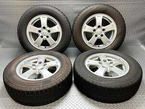 【中古】 ステップワゴン ストリーム モデューロ 15×6J+50 5H 114.3 ブリヂストン ブリザック 205/65R15 VRX スタッドレス (23080100)