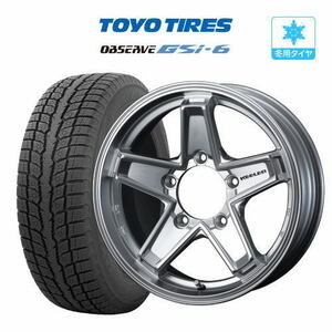 スタッドレスタイヤ ホイール 4本セット ウェッズ キーラータクティクス TOYO オブザーブ GSi-6 195/80R15 シエラ JB74W