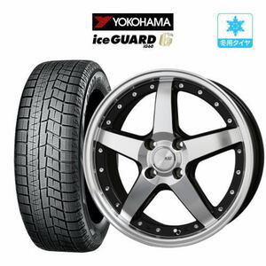 スタッドレスタイヤ ホイール 4本セット BADX ロクサーニ グラスターファイブ YOKOHAMA アイスガード IG60 195/65R16 ライズ ロッキー