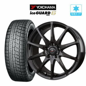 スタッドレスタイヤ ホイール 4本セット ロクサーニスポーツ RS-10 ヨコハマ アイスガード IG60 185/65R15 シエンタ 10系