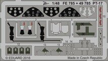 エデュアルド ズーム1/48FE785 Stearman PT-17 Kaydet for Revell kits_画像1
