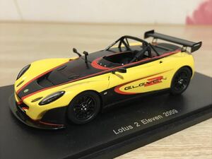 送料無料　1/43 ロータス 2 イレブン　ミニカー　スパーク SPARK LOTUS ELEVEN 2009