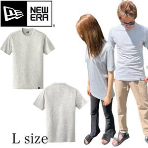 ニューエラ 半袖 Tシャツ NEA100 ロゴ ヘリテージ グレー L