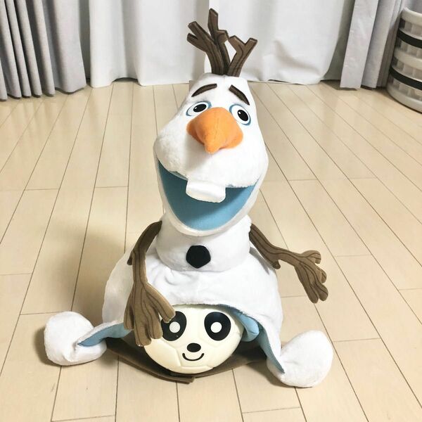 新品　香港ディズニー　 オラフ　キッズ　ベビー　ぬいぐるみキャップ 日本未販売　ハロウィン　 アナと雪の女王　