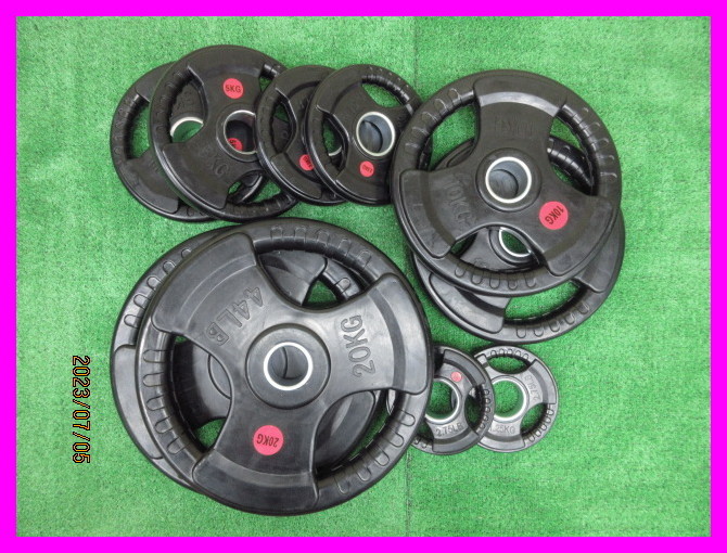2023年最新】ヤフオク! -バーベル プレート 20kg 50mmの中古品・新品